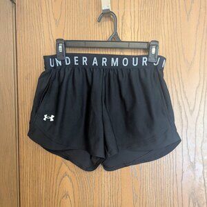 Under Armour Black Athleticwear Loose Fit Shorts-Women's S